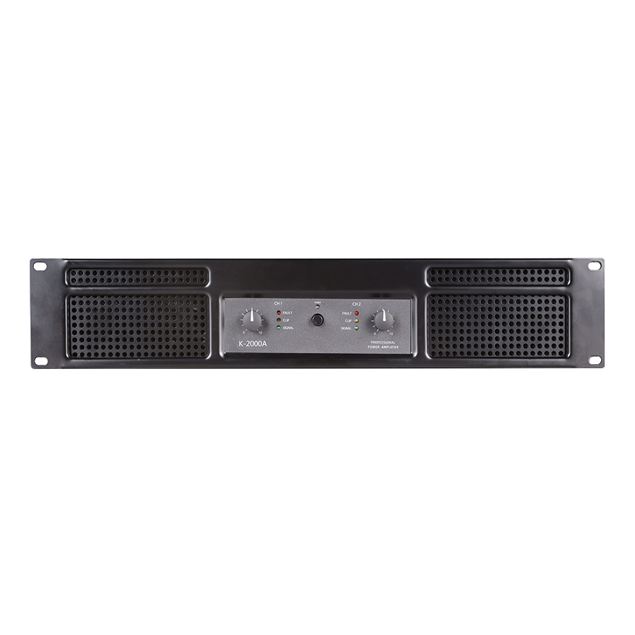 MISSION PRO K-2000A 双通道 AB 类专业功率放大器｜徐州音响工程|江苏志昂音响工程有限公司